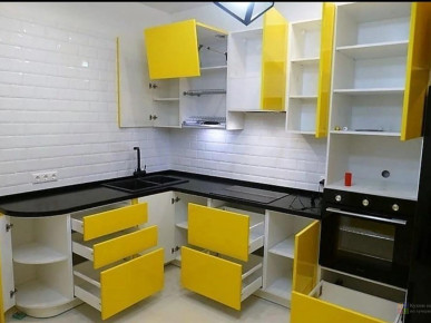 Кухня с крашенными фасадами мк-64 - дополнительное фото