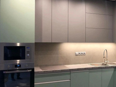 Кухня с фасадами из матовой эмали мк-70 - дополнительное фото